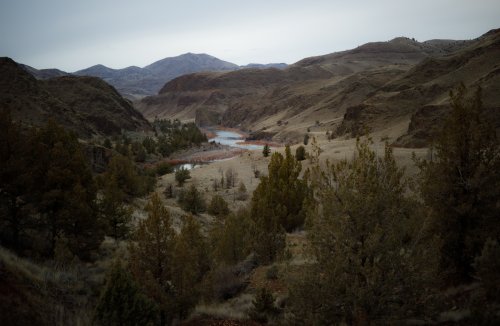 John Day River at dusk